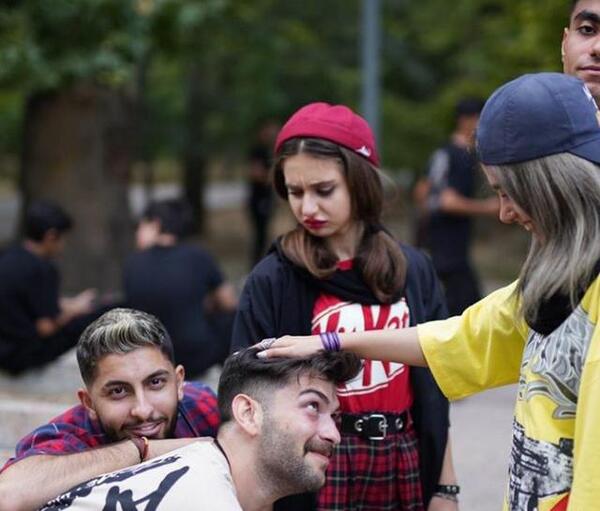 عکس نیکا و متین و ارسلان و دیانا