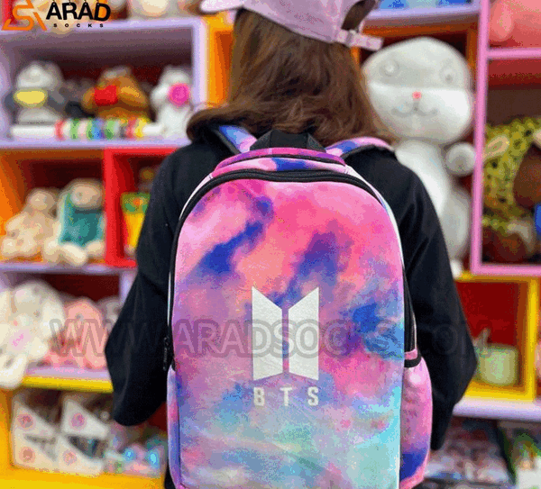 عکس کیف مدرسه دخترانه بی تی اس