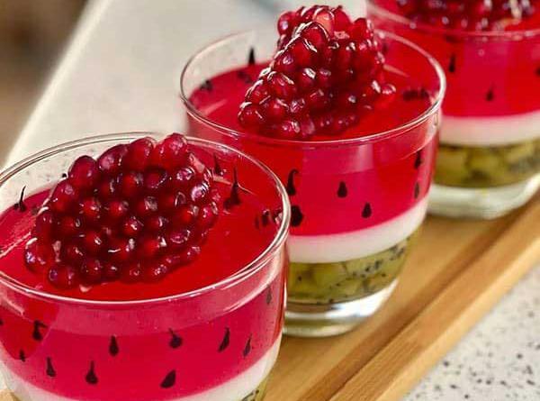 عکس تزیین ژله شب یلدا