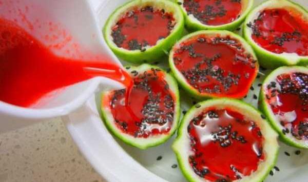 عکس تزیین ژله شب یلدا