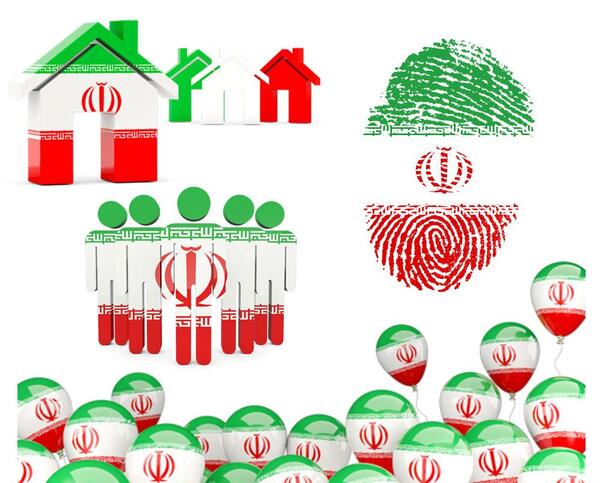 عکس پرچم ایران بدون آرم