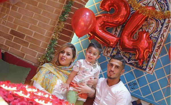 عکس خالد شفیعی و همسرش