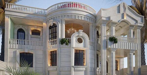 عکس نقاشی نمای مدرن