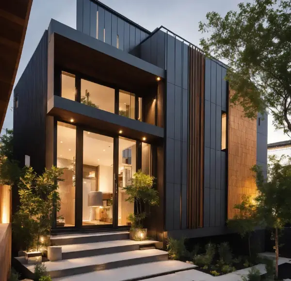 عکس نقاشی نمای مدرن