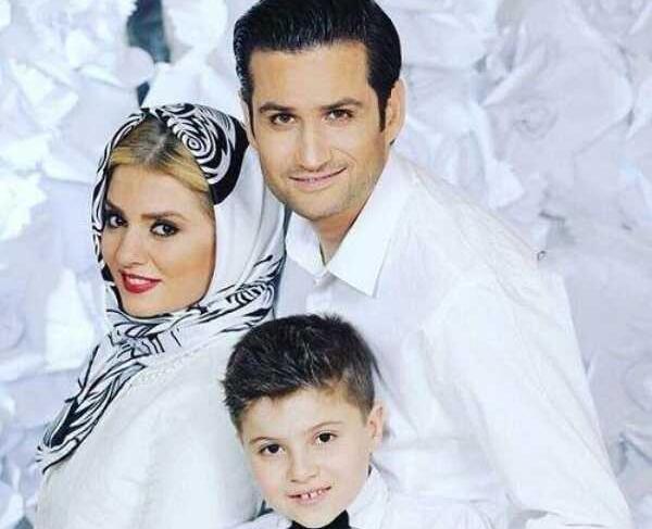 عکس سلنا امینی با همسرش