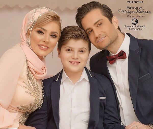 عکس سلنا امینی با همسرش