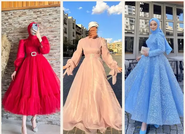 عکس لباس دخترانه پف