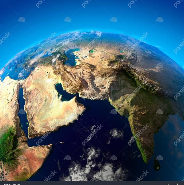 عکس کره زمین عربستان