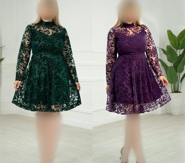 عکس لباس مجلسی کوتاه رنگی