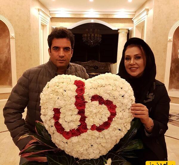 عکس نوشته علی و نسرین