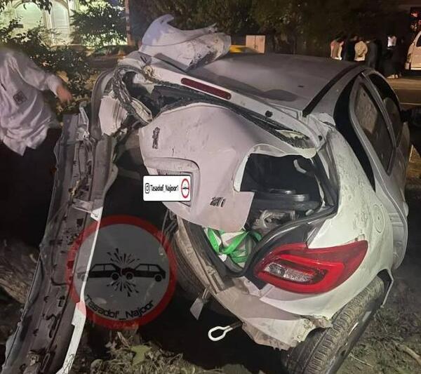 عکس حامیم از تصادف
