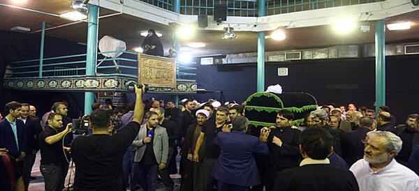 عکس مراسم خاکسپاری صانعی