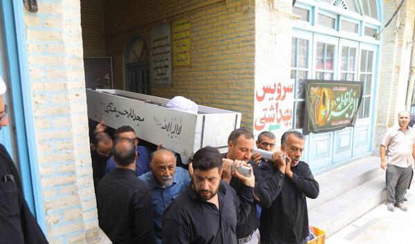 عکس مراسم خاکسپاری صانعی