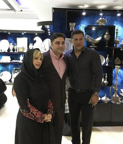 عکس نیوشا ضیغمی با شوهرش