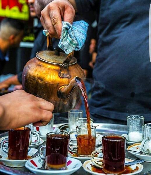 عکس چایی اربعین
