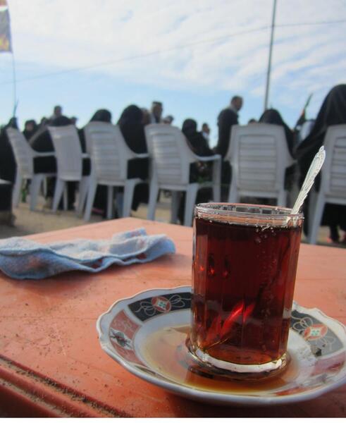 عکس چایی اربعین