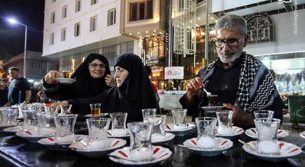 عکس چایی اربعین