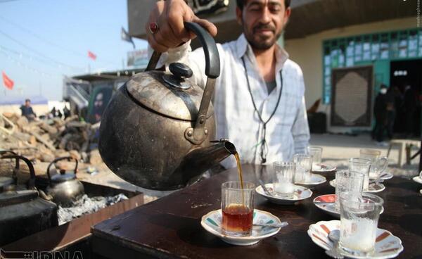 عکس چایی اربعین
