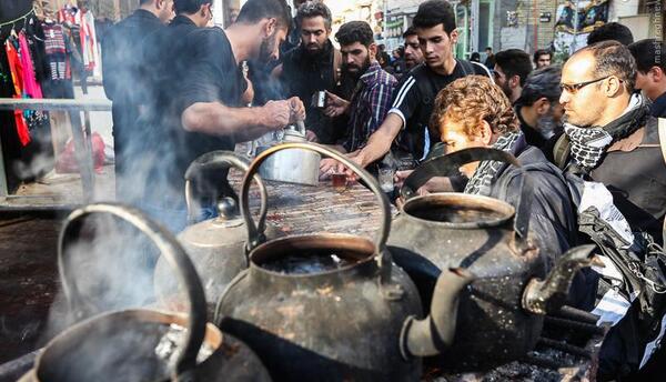 عکس چایی اربعین