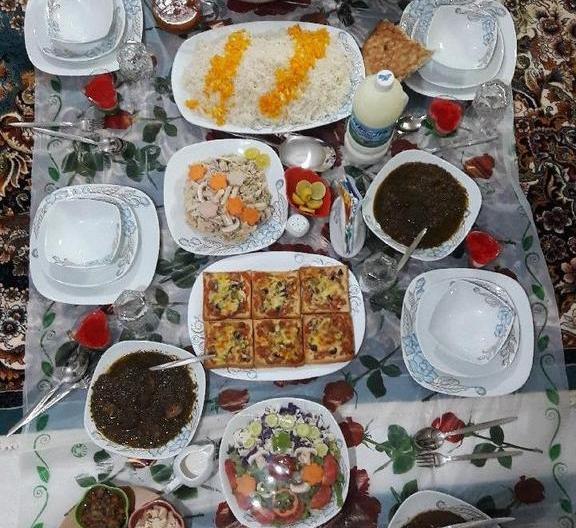 عکس غذا های شب یلدا