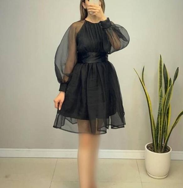 عکس لباس مجلسی کوتاه حریر