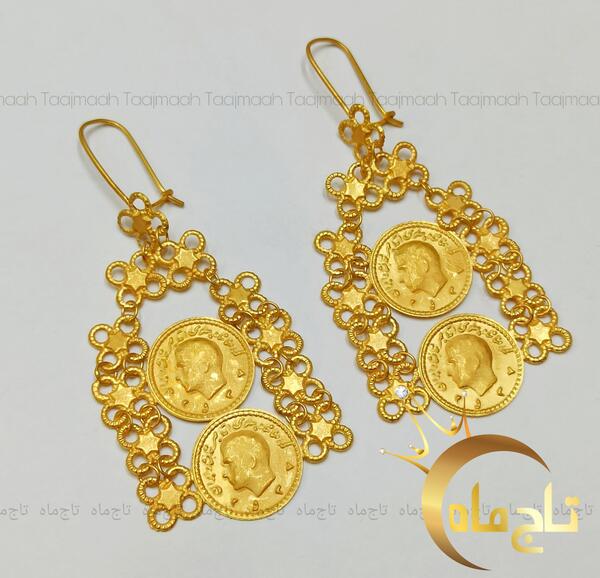 عکس گوشواره سکه ای