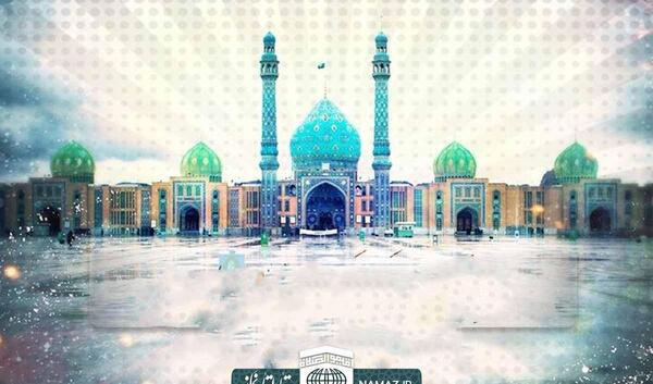 عکس امام زمان در حال نماز خواندن