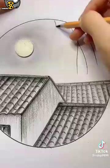 عکس نقاشی فانتزی خانه