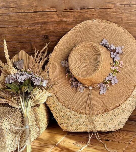 عکس کلاه حصیری