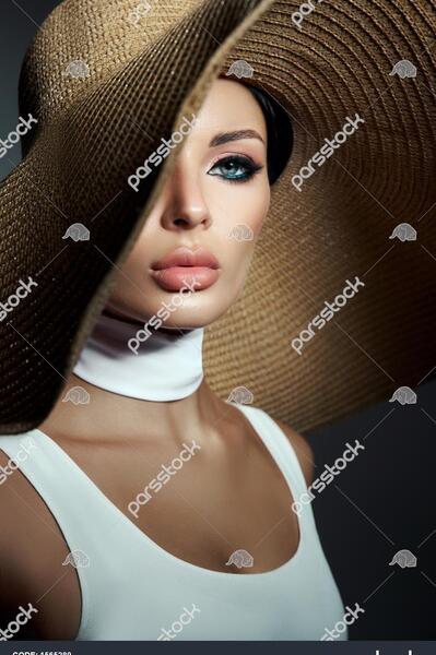 عکس کلاه حصیری