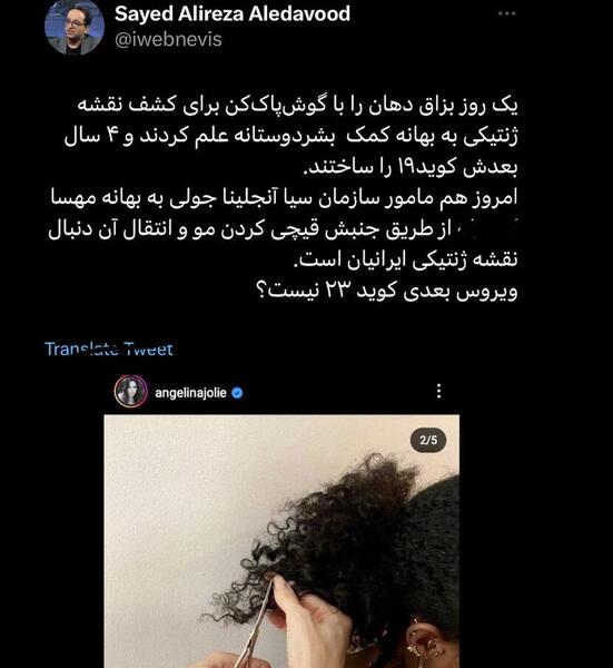عکس دختر ضد انقلاب