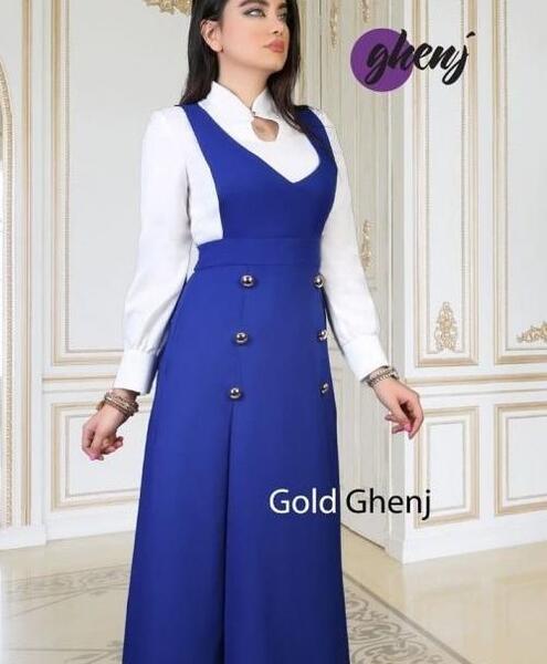 عکس مدل سارافون آستین دار دخترانه