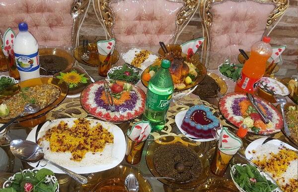 عکس ایده برای شام تولد همسر