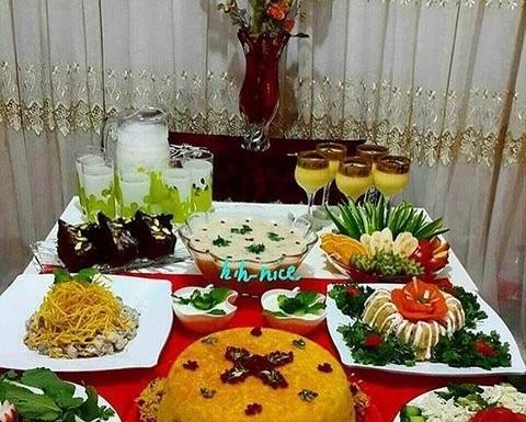 عکس ایده برای شام تولد همسر