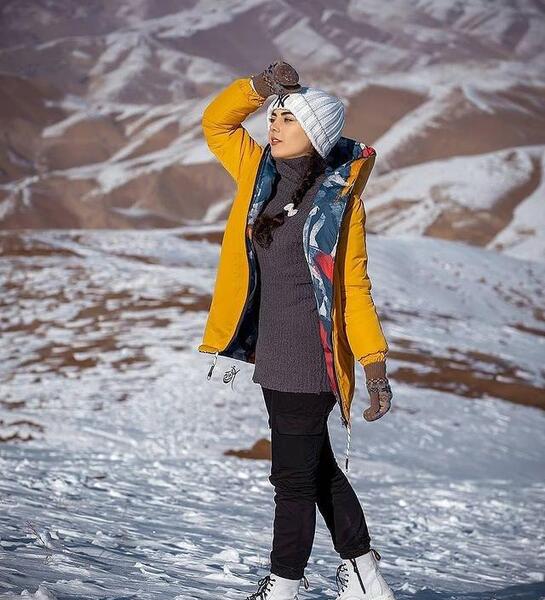 ژست عکس های زمستانی