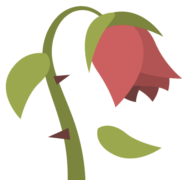 عکس گل پژمرده برای نقاشی