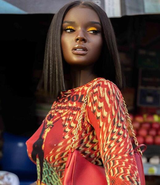 عکس دختر خوشگل سیاه پوست