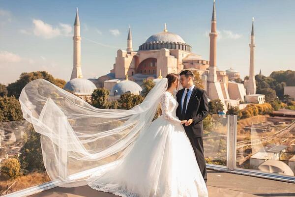 عکس عروسی استانبول