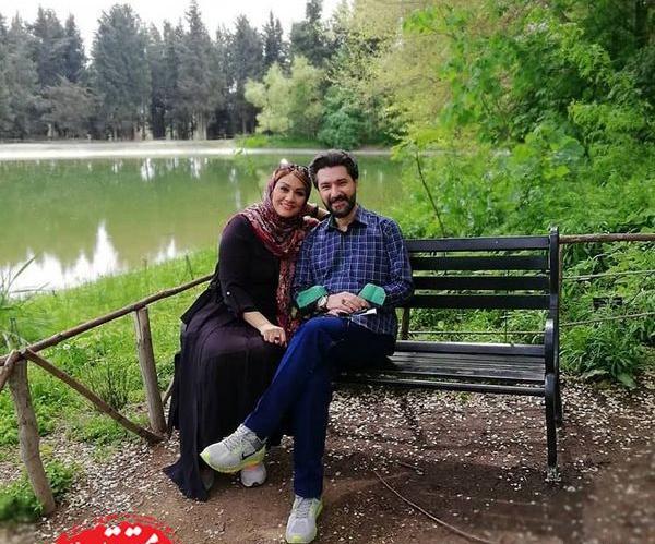 عکس امیرحسین مدرس و همسرش