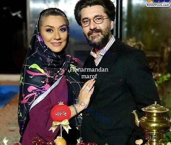 عکس امیرحسین مدرس و همسرش