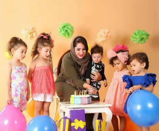 ژست عکس تولد برای بچه ها