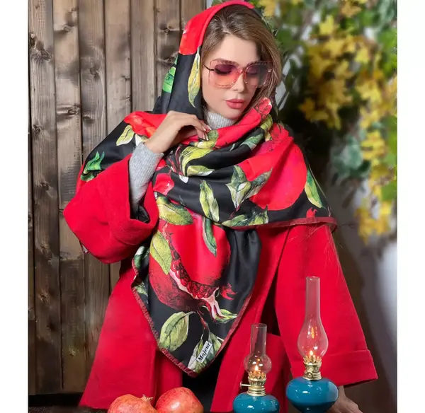 عکس روسری یلدایی