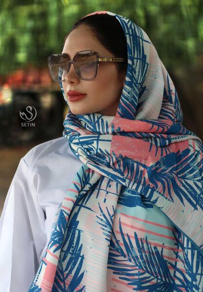 عکس شال آبی
