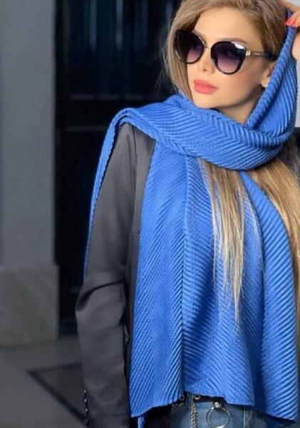 عکس شال آبی