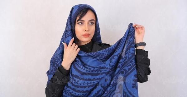 عکس شال آبی