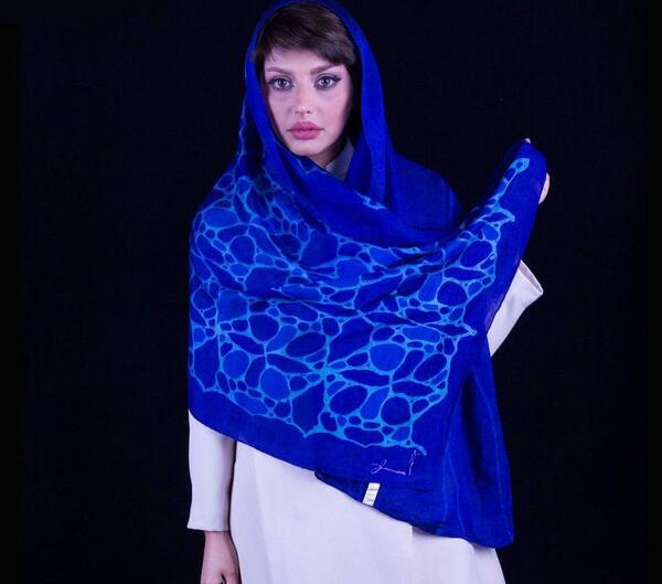 عکس شال آبی