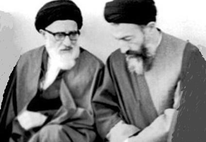 عکس آیت الله طالقانی در مجلس