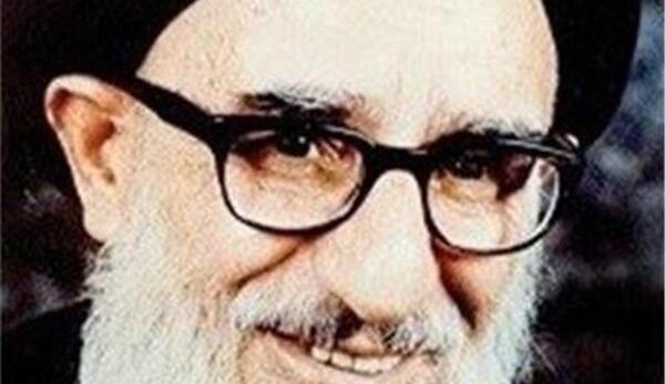 عکس آیت الله طالقانی در مجلس
