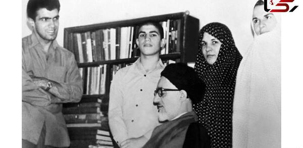 عکس آیت الله طالقانی در مجلس