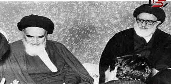 عکس آیت الله طالقانی در مجلس